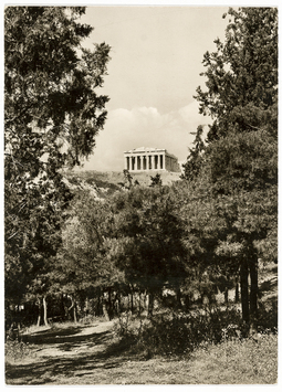 Vorschaubild Athen: Parthenon (Postkarte an Wolfgang Schöne von G. Meyer) 